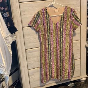 Sparkle mini dress